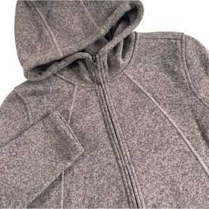The‎ North Face Crescent Fleece Jacket Women's Large Purple Full Zip Hoodie